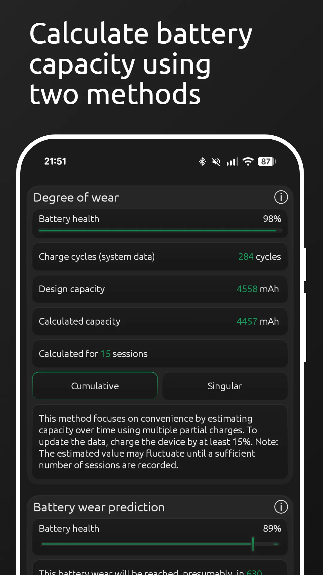 Battery One Screenshot 1