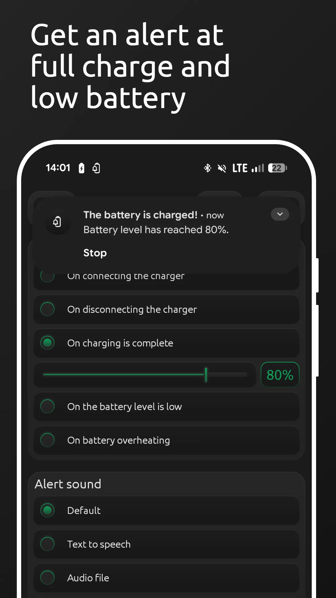 Battery Sound Screenshot 1