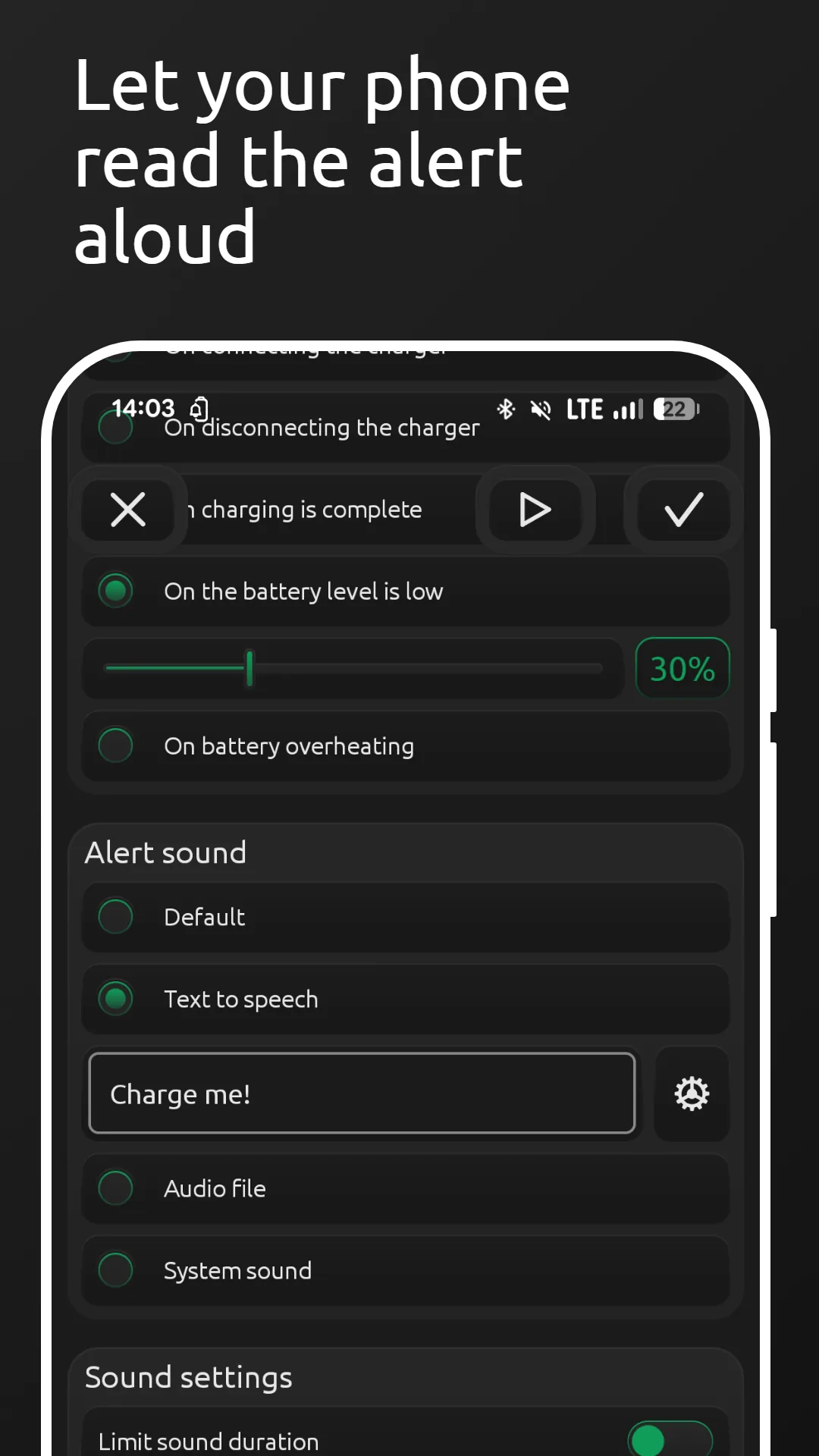 Battery Sound Screenshot 3